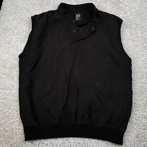 Zero Restriction Golf Vest Black Sub Microfiber